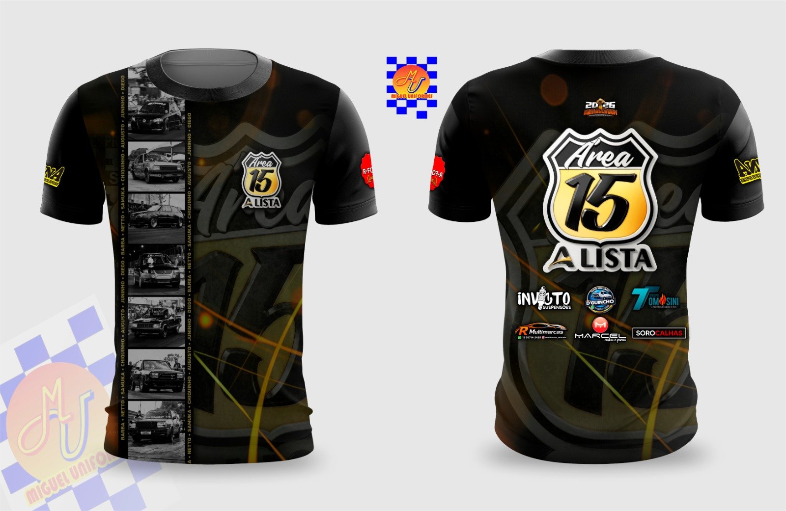 CAMISETA LISTA AREA 015 ARMAGEDDON 2026